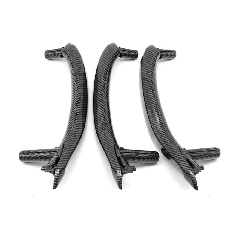 Türgriff Innen LHD RHD Auto-Innentürgriff Links rechts aus Kohlefaser mit Außenabdeckung Montagesatz für X5 X6 F15 F16 2014-2018 Auto Innentürgriff(L-Handle kit Set) von NYSFIFHSKFH