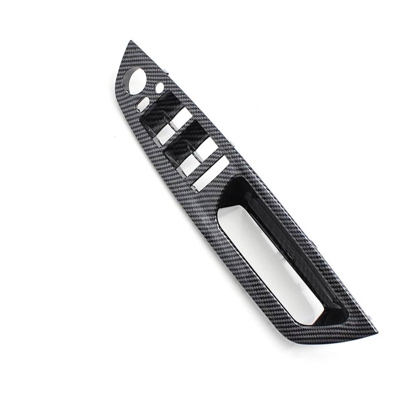 Türgriff Innen LHD RHD Innentür Fahrerseite Fenster Schalter Panel Armlehne Abdeckung Trim Ersatz Für X5 X6 E70 E71 E72 2007-2013 Auto Innentürgriff(Carbon R-Front) von NYSFIFHSKFH
