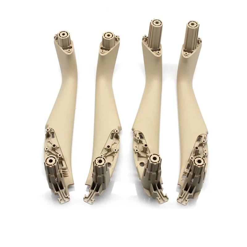 Türgriff Innen Verbesserte Auto-Innenausstattung Vorderer Hinterer Linker Rechter Türgriff Innenverkleidung Für 5er-Reihe Für M5 G30 G31 F90 Auto Innentürgriff(Beige 4pcs) von NYSFIFHSKFH