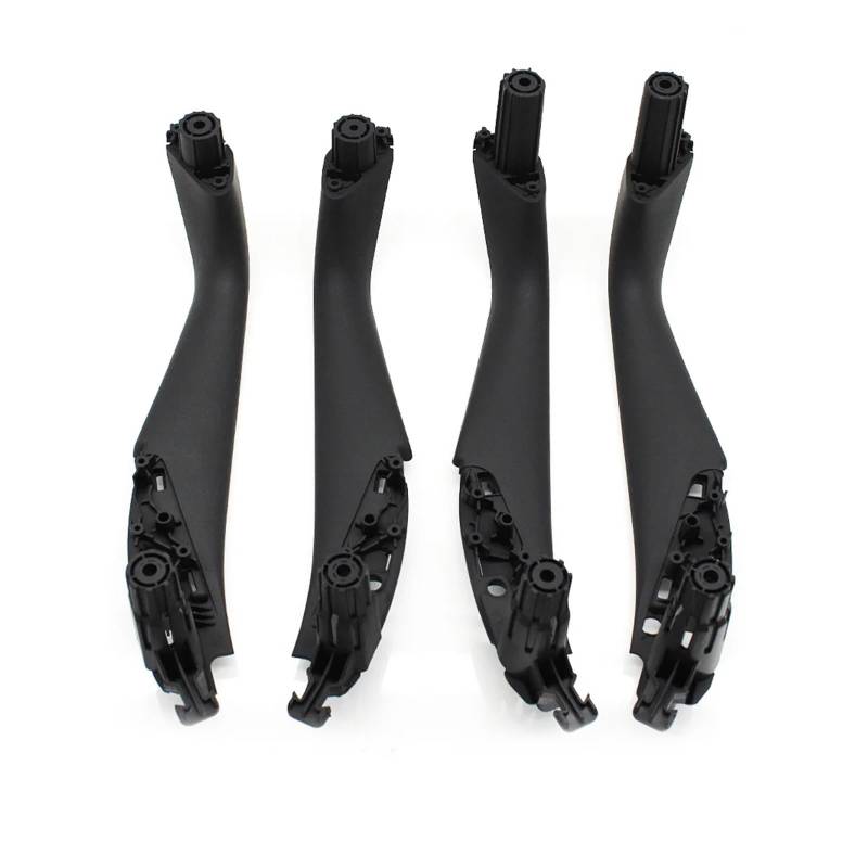 Türgriff Innen Verbesserte Auto-Innenausstattung Vorderer Hinterer Linker Rechter Türgriff Innenverkleidung Für 5er-Reihe Für M5 G30 G31 F90 Auto Innentürgriff(Black 4pcs) von NYSFIFHSKFH