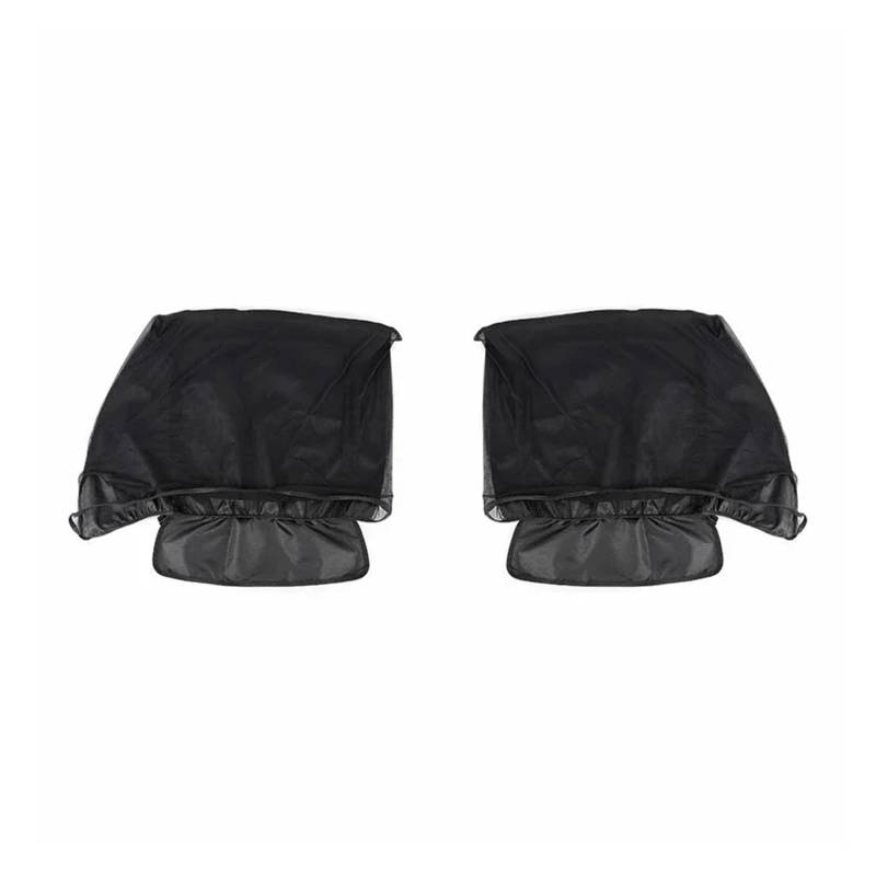 Sonnenblende Auto Netz Auto Fenster Sonnenschutz Abdeckung Lagerung Tasche Für Jeep Für Wrangler JK JL Für Gladiator JT 2007-2024(FrontWindow) von NYSGMVBDOFH