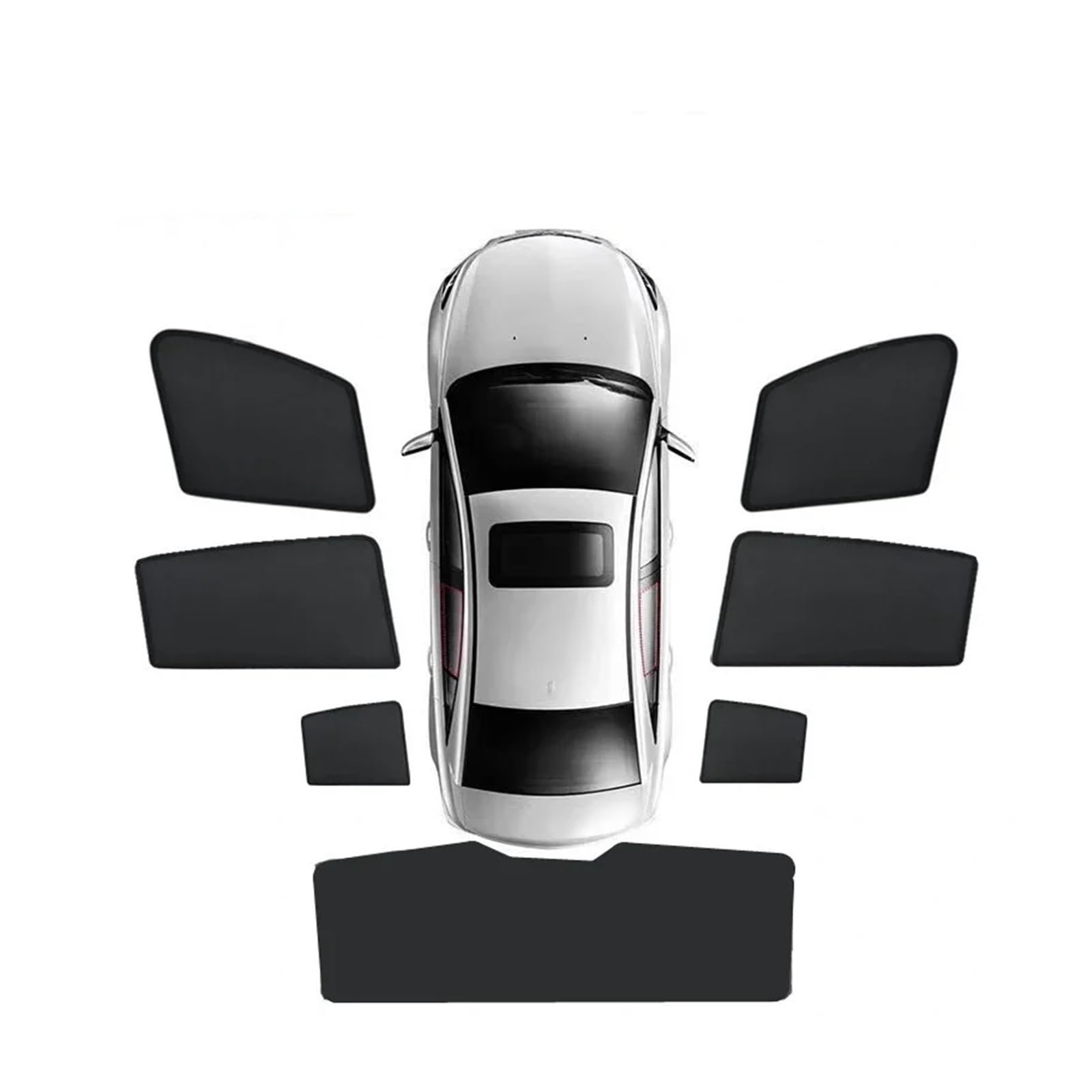 Sonnenblende Auto Netz Für Dodge Für Caliber 2007-2012 UV Schutz Sonnenschutz Visier Vorhang Privatsphäre Licht Blockieren Auto Zubehör Auto(7PCS Set) von NYSGMVBDOFH