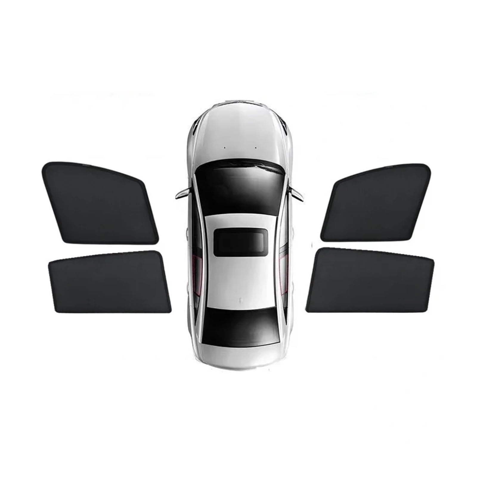 Sonnenblende Auto Netz Für Ford Für Mondeo Mk IV Iv 3. Generation 2008-2014 Schutzschild Blockiert Fenster Sonnenschutz Privatsphäre Seitenbeschattung(4PCS Front Rear) von NYSGMVBDOFH