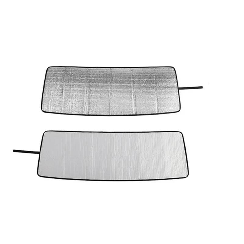 Sonnenblende Auto Netz Für Suzuki Für Jimny 2019 2020 2021 2022 2023 2024 Auto Frontscheibe Sonnenschirme Sonnenblende Abdeckung Zubehör(Silber) von NYSGMVBDOFH