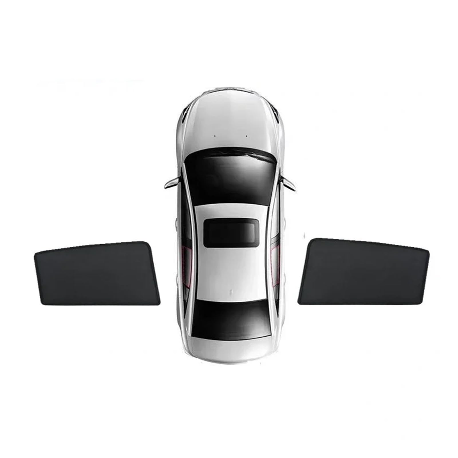 Sonnenblende Auto Netz Magnetischer Sonnenschutz Für Windschutzscheibe Sonnenschutz UV-Schutz Privatsphäre Autozubehör Für X3 G01 2018–2023(2PCS Rear) von NYSGMVBDOFH