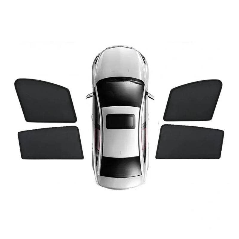 Sonnenblende Auto Netz Magnetischer Sonnenschutz Für Windschutzscheibe Sonnenschutz UV-Schutz Privatsphäre Autozubehör Für X3 G01 2018–2023(4PCS Front Rear) von NYSGMVBDOFH