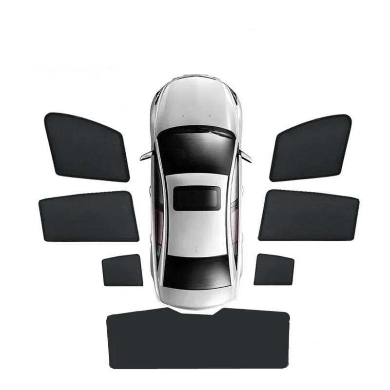 Sonnenblende Auto Netz Magnetischer Sonnenschutz Für Windschutzscheibe Sonnenschutz UV-Schutz Privatsphäre Autozubehör Für X3 G01 2018–2023(7PCS Set) von NYSGMVBDOFH