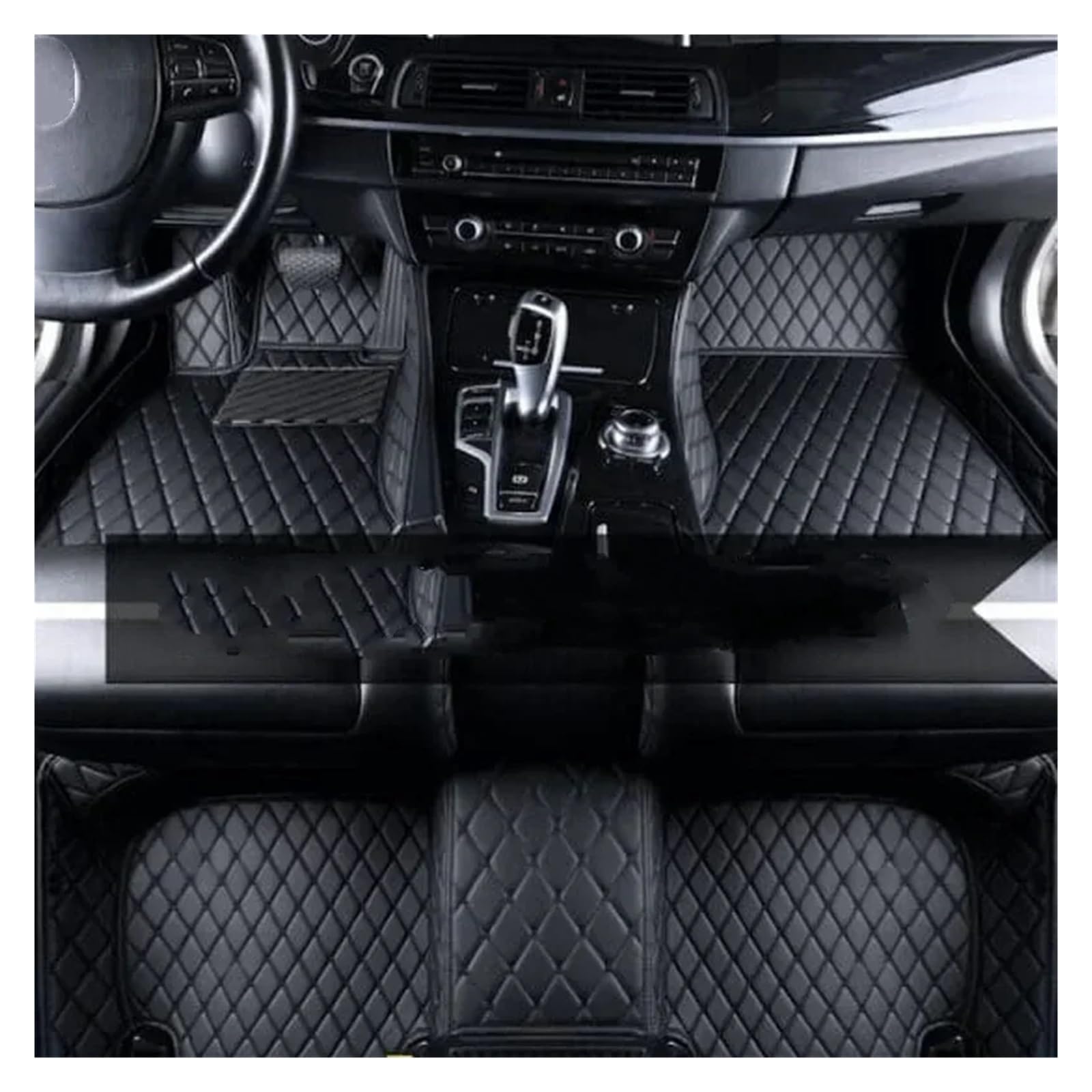 Teppich Für Tesla Highland Für Model 3 2024 Fußmatten Mit Einstiegsleistenschutz Volle Abdeckung Bodenbeläge Mit 3 STÜCK/1 Set Antirutschmatten(Floor mat20,RHD) von NYSGMVBDOFH