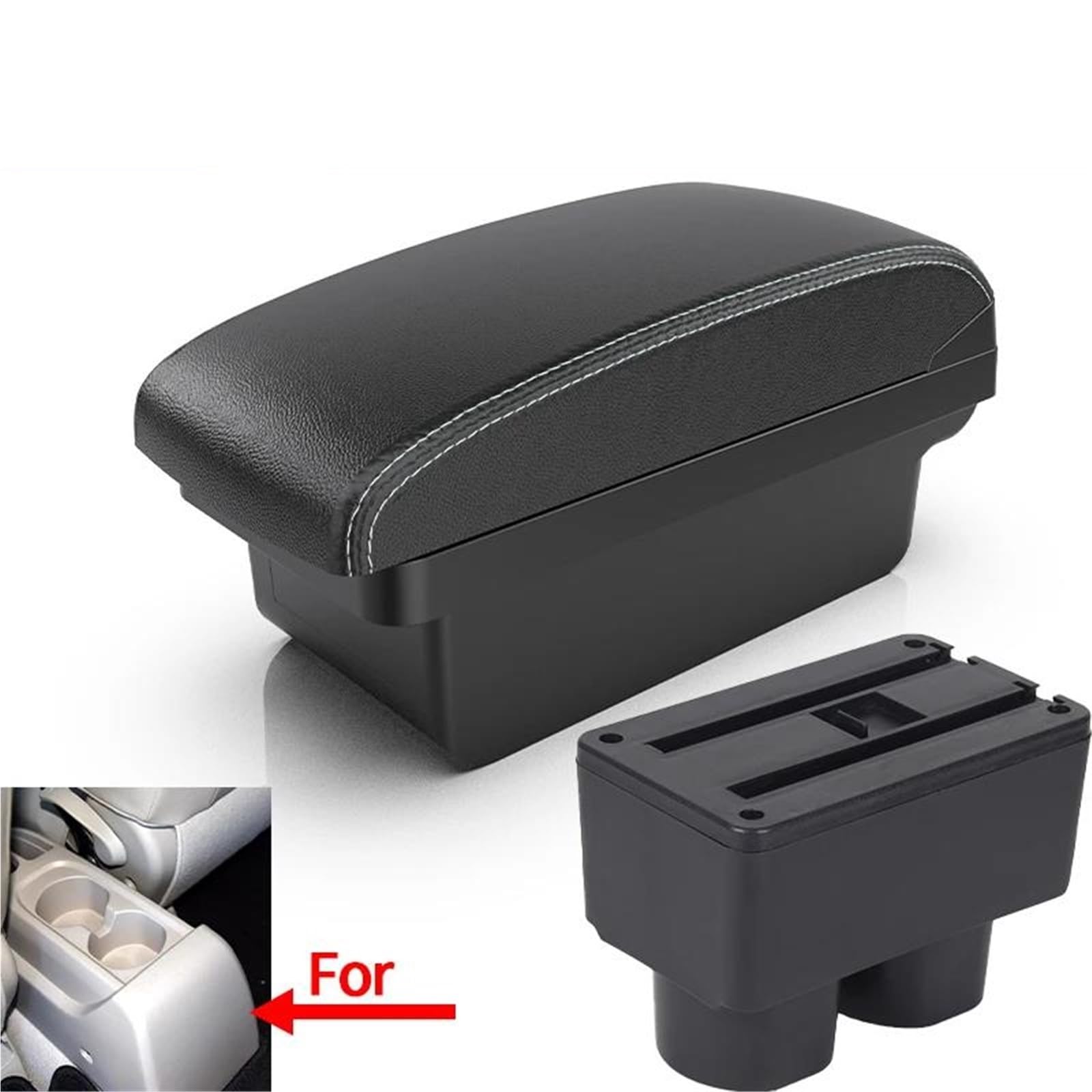 Auto Mittelarmlehne Armlehnenbox Für Venucia Für D50 Auto-Armlehne Nachrüstteile Armaufbewahrungsbox Autozubehör Nachrüstteil Kfz Stauraum(Style A3) von NYSQOFMB