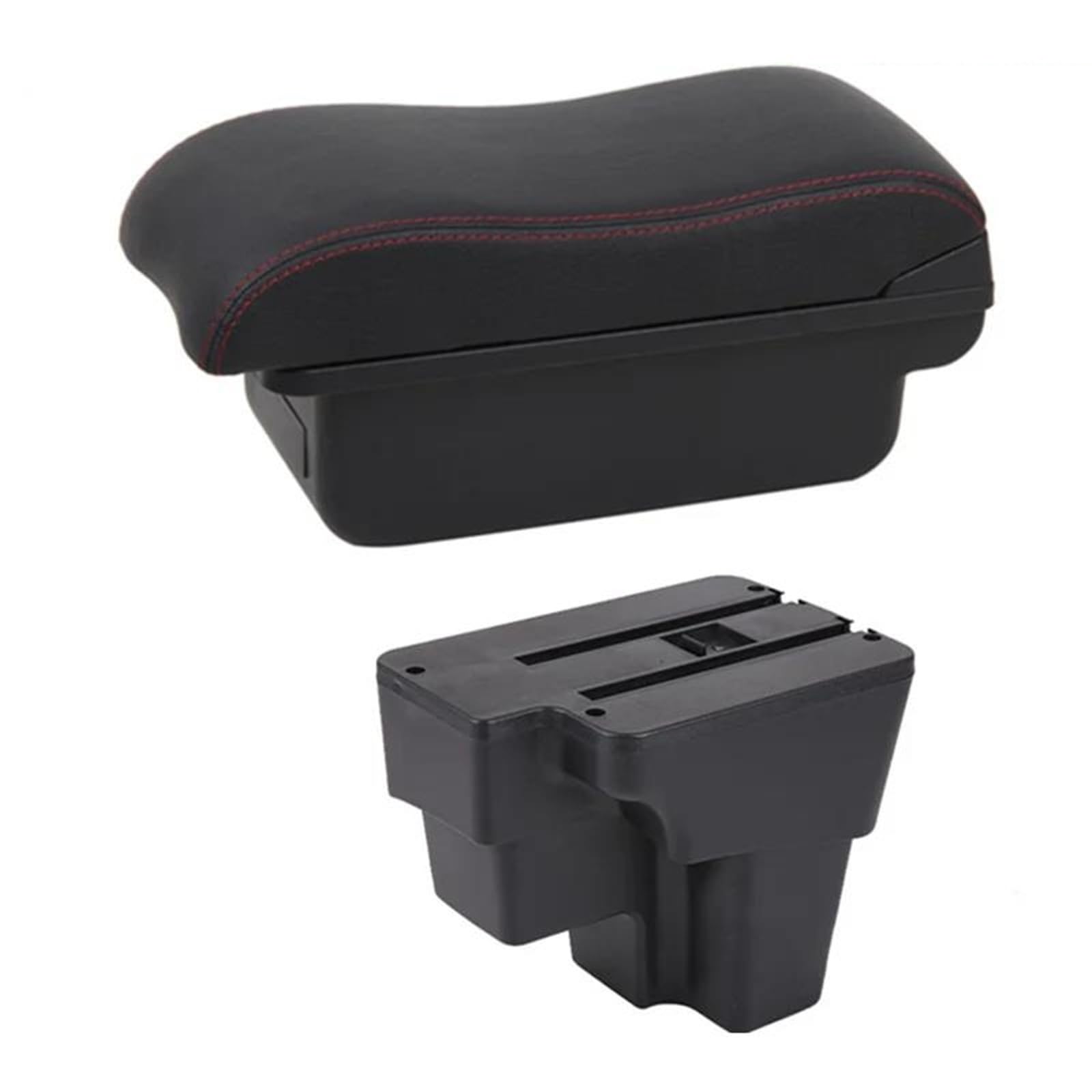Auto Mittelarmlehne Auto Armlehne Box Für Kia Für Rio Für Stonic 2015-2021 Retrofit Teile Center Storage Box Kfz Stauraum(Style B5) von NYSQOFMB