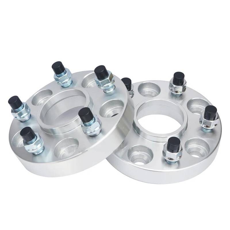 Spurverbreiterungen 2Pcs PCD 5x 114,3-60,1mm Dicke 25mm Auto Reifen Rad Spacer Für Harrier Für Mirai MR2 Für Voxy Für Brevis Für Tarago Spurverbreiterung Spurplatten von NYSQOJFNF