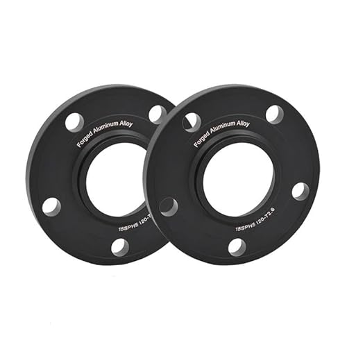 Spurverbreiterungen 5x112 Spurverbreiterungen 66,6 Mm Zentrisch Geschmiedetes Aluminium Auto Nabenadapter Raddichtung Für Mercedes Für Benz Spurverbreiterung Spurplatten(20mm Black) von NYSQOJFNF