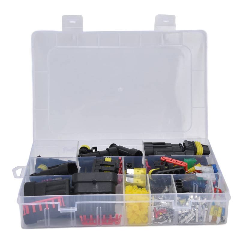 240pcs Drahtstecker Stecker Stecker Kit Wasser verhindern die Kupferbeschichtung für Motorräder Autos Boote Boote von NYSUZHOUJI
