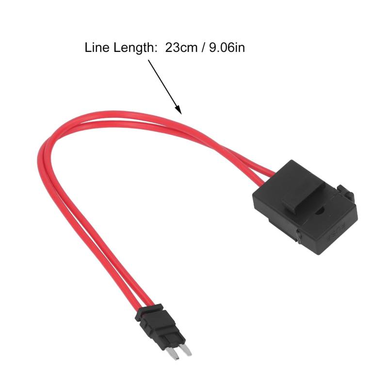 Auto Mini Heavy Duty Sicherheit Gerät Halter Stecker Draht Verlängerung ATM 20A für Fahrzeug 16AWG mit 5 s (ACK S 10.9mm) von NYSUZHOUJI