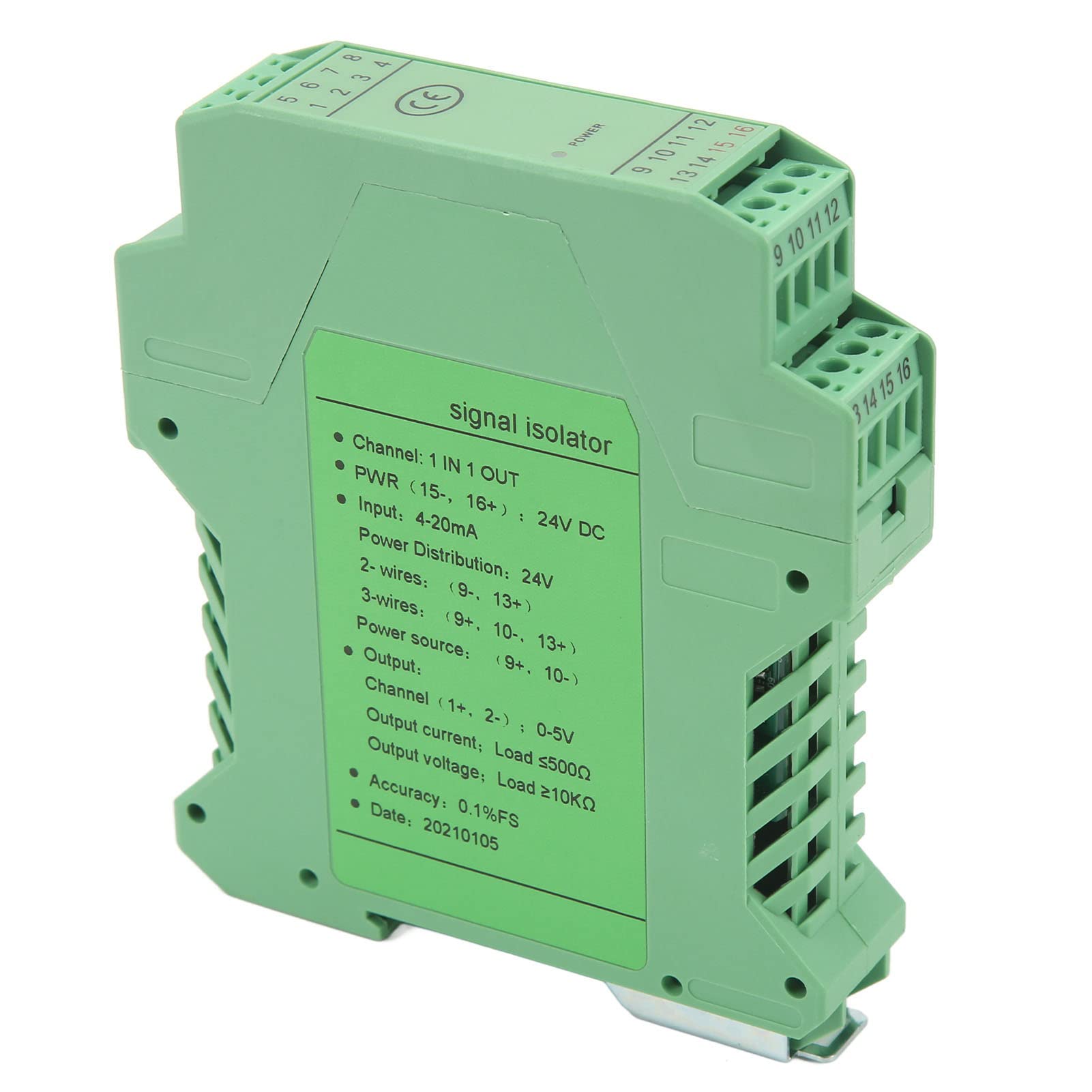 Gleichstromsignalisolator 1 in 1 aus 4 20 mA SPS -Detektion Anti -Interferenzsignal -Conditioner -Modul 24 V Gleichstromsignalisolator 1 in 1 aus 4 20 mA SPS -Detektion Anti -Interferenzsignal -Conditioner -Modul 24 V von NYSUZHOUJI