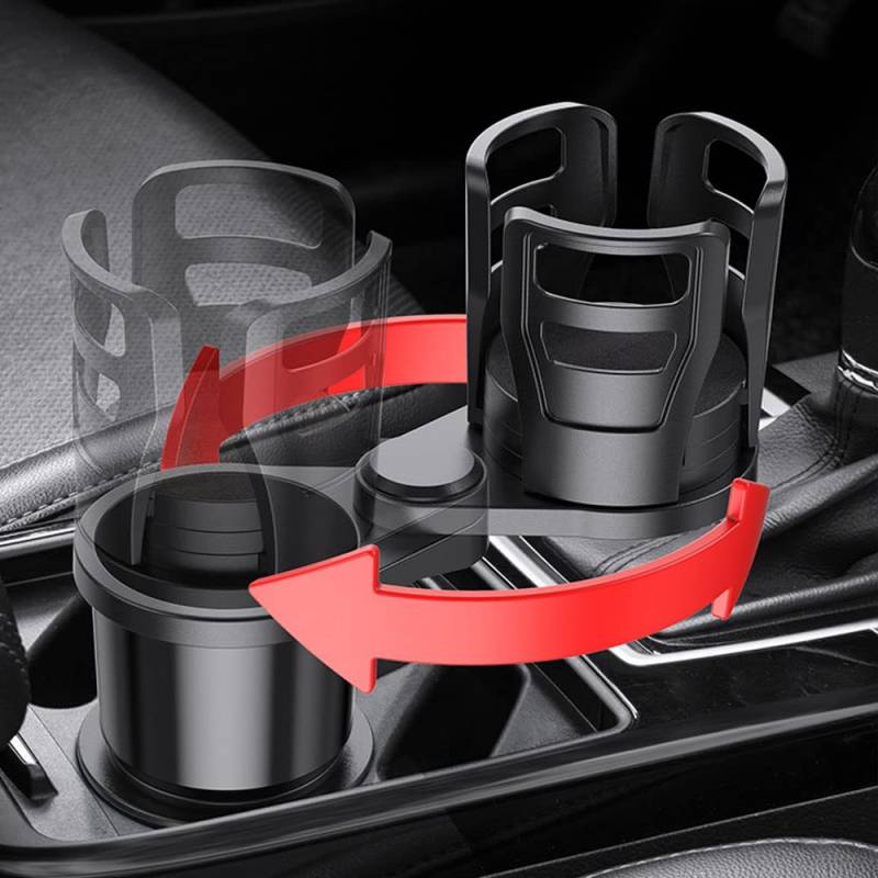 NYSUZHOUJI Auto -Tassenhalter robuster rotatierbar Einstellbarer Speicher für Fahrzeuge Schwarz verwenden von NYSUZHOUJI