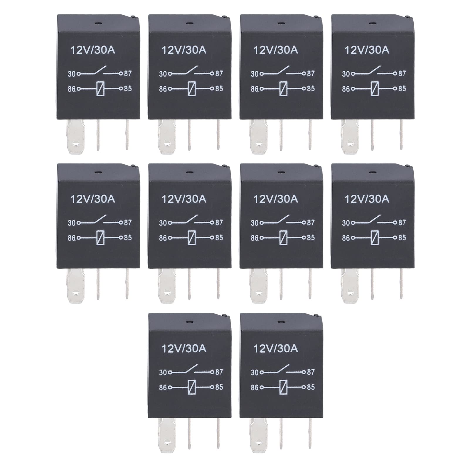 Violet Relais Wasser verhindern 12 V 30a 10pcs Kit für die Klimaanlage für Automobilnebel -Lampen (4 Sonden) von NYSUZHOUJI