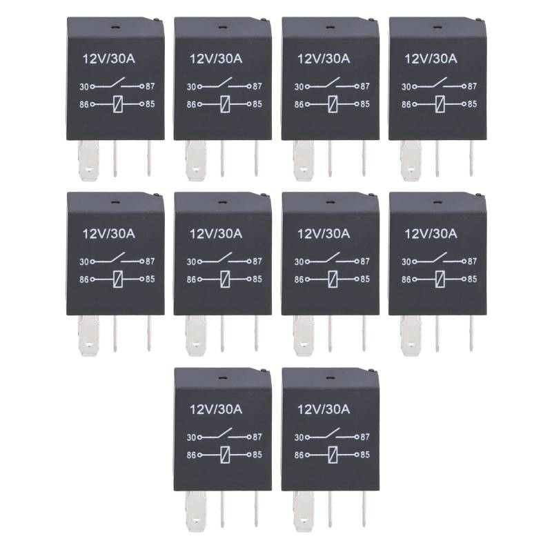 Violet Relais Wasser verhindern 12 V 30a 10pcs Kit für die Klimaanlage für Automobilnebel -Lampen (4 Sonden) von NYSUZHOUJI