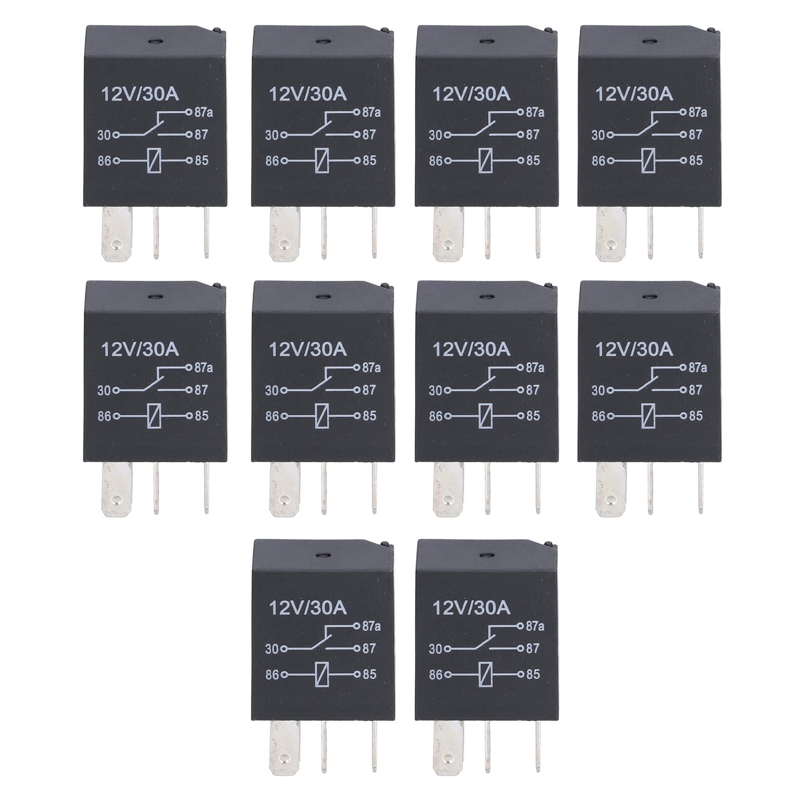 Violet Relais Wasser verhindern 12 V 30a 10pcs Kit für die Klimaanlage für Automobilnebel -Lampen (5 Stifte) von NYSUZHOUJI