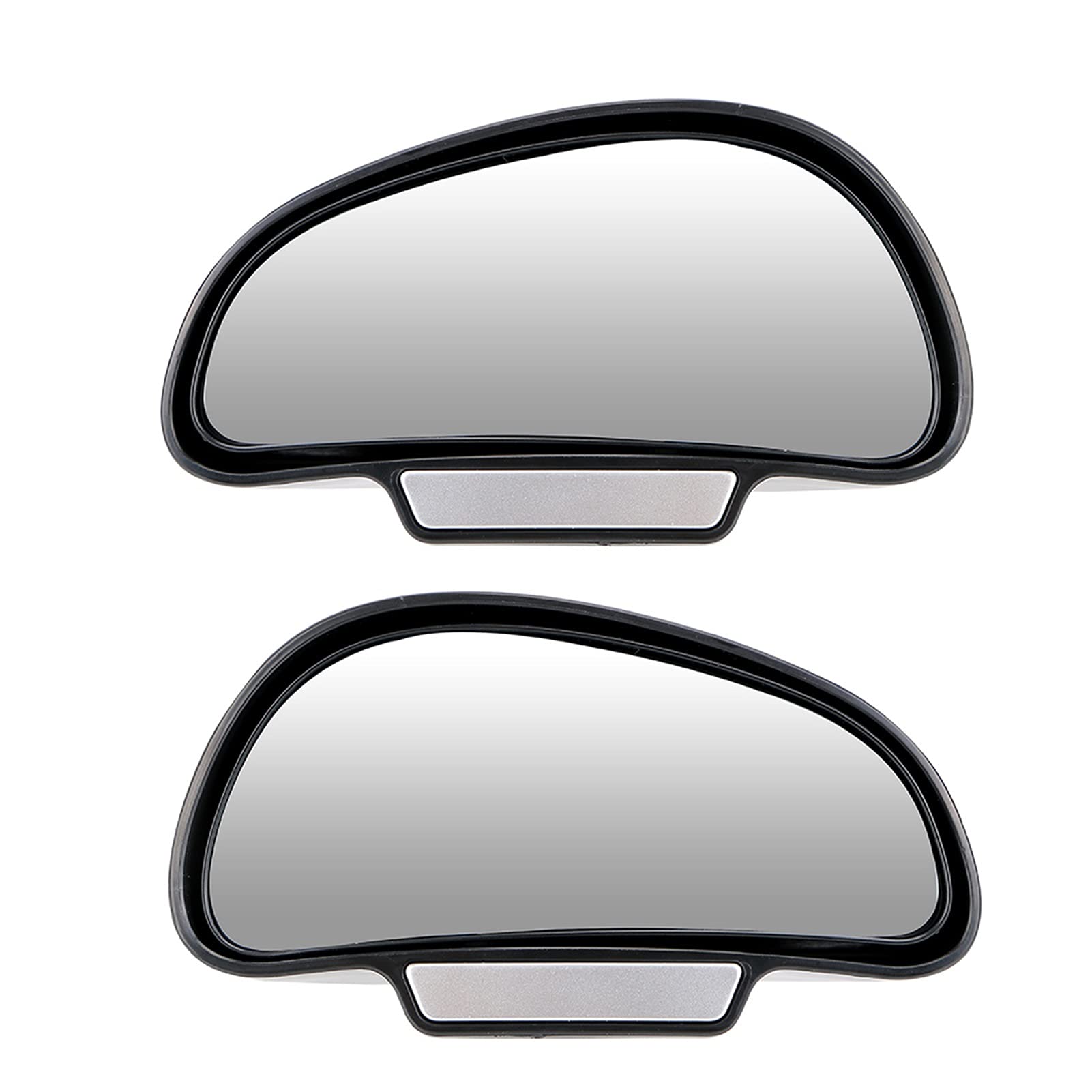 NZBZMBTTVF Konvexe Glashilfsspiegelauto Rückansicht spiegelt Blind Spot TOT Winkel Schnappweg for Parken PDC Automobilzubehör unterstützen Autospiegel und Abdeckungen(schwarz) von NZBZMBTTVF