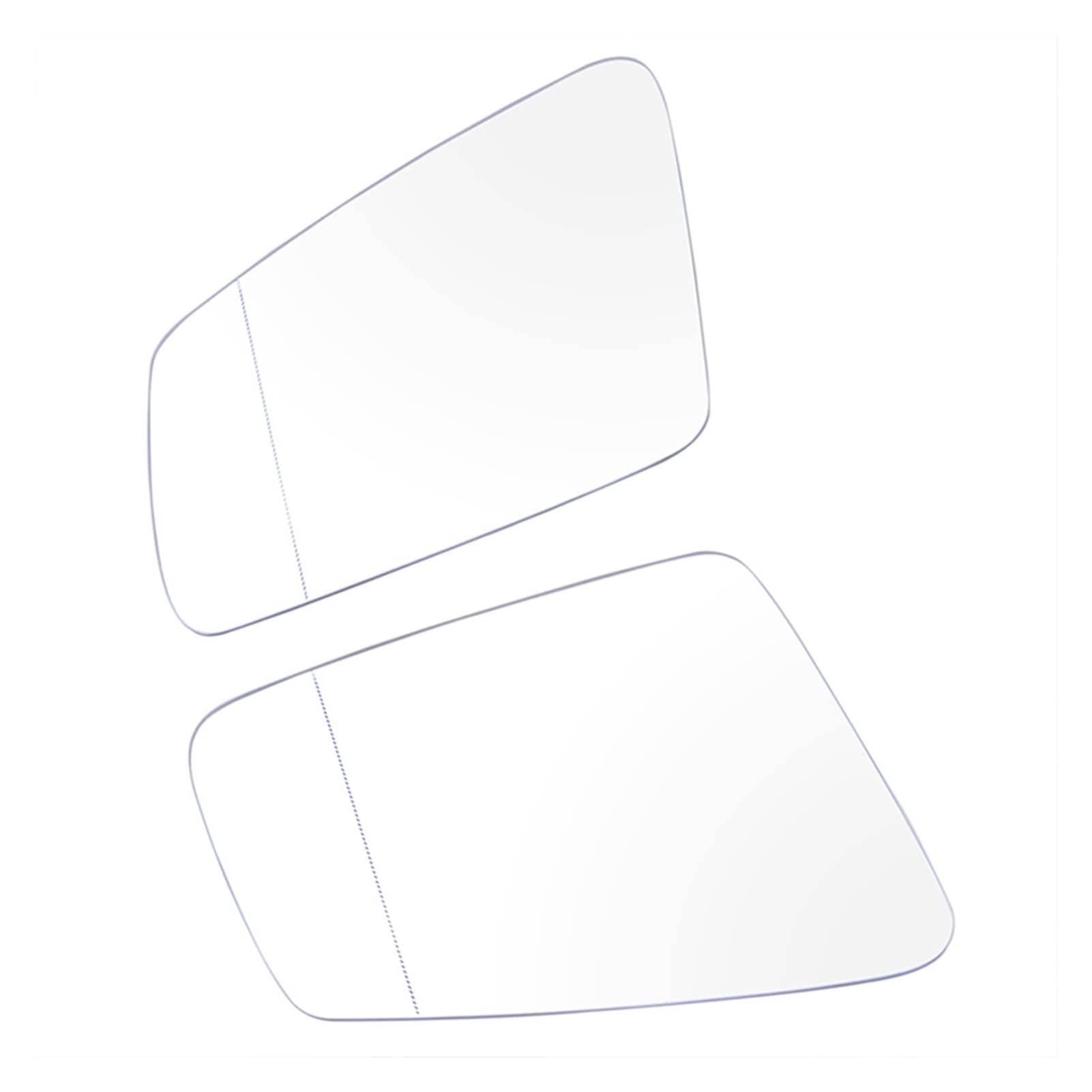 NZBZMBTTVF Seite Rückspiegelglasheizung Anti-Nebel Abtauen Türflügel Spiegelblatt Fit for Benz W204 W212 W221 2010-2013 Autospiegel und Abdeckungen(Mirror glass Pair1) von NZBZMBTTVF