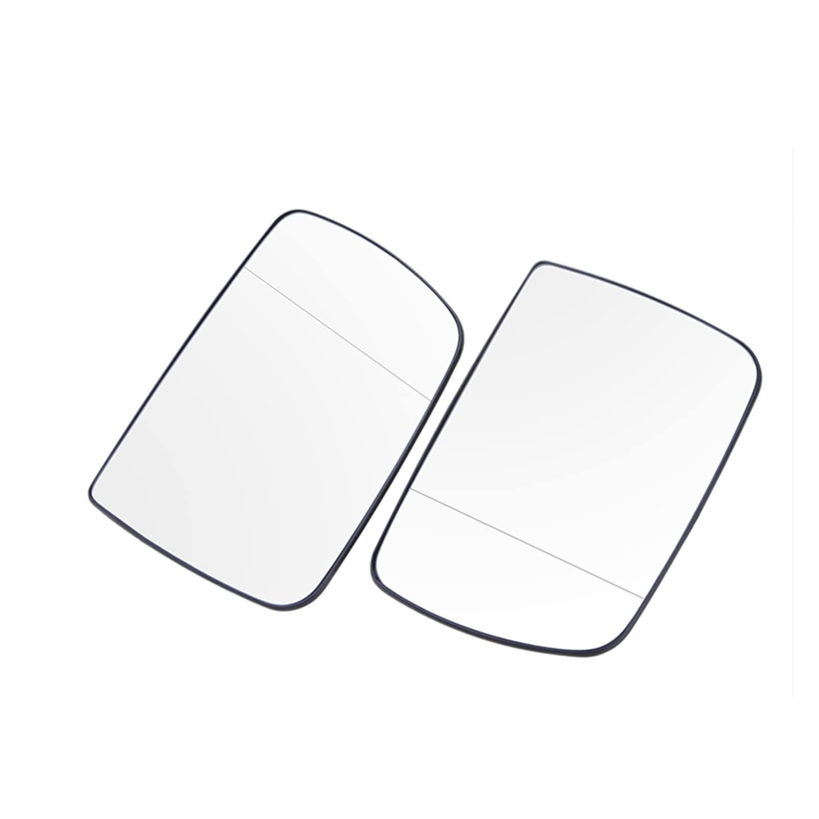 NZBZMBTTVF Seitenrücksicht Spiegelglasheizung Anti-Nebel-Türflügelspiegelblatt kompatibel for BMW X5 E53 1999-2006, Auto Zubehör Autospiegel und Abdeckungen(Mirror glass Pair1) von NZBZMBTTVF