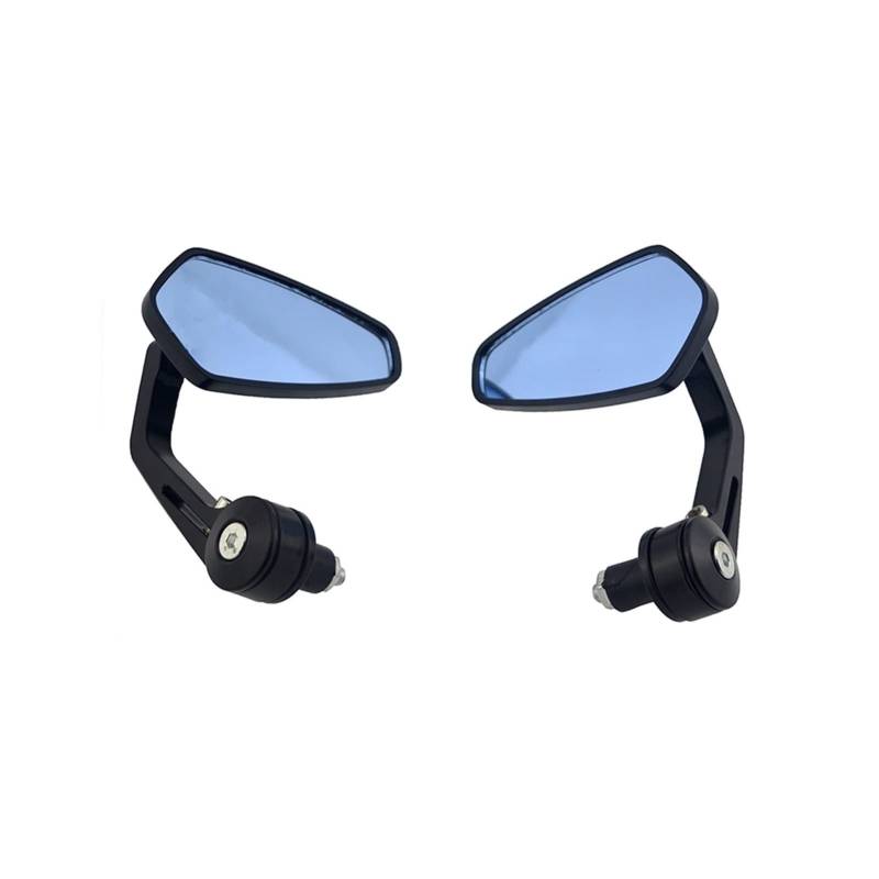 NZBZMBTTVF Universal 1Pair Motorrad-Lenker-Umkehrspiegel 7 / 8Inch 22mm Bar End-Seite Rückspiegelkompatibel for BMW Kompatibel for Yamaha. Autospiegel und Abdeckungen von NZBZMBTTVF
