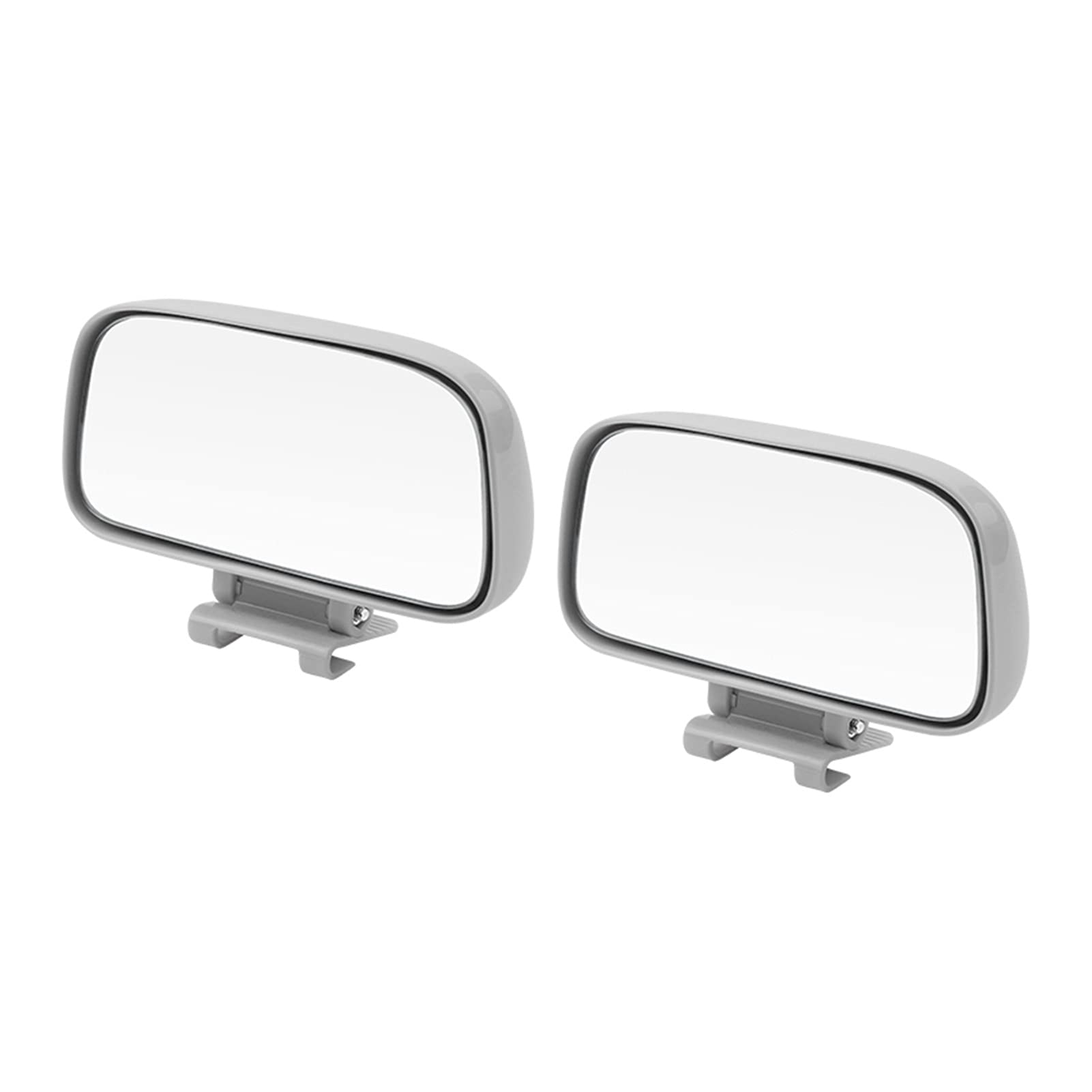 NZBZMBTTVF Universal Winkel einstellbarer Autospiegel breiter konvexer Blindfleckspiegel Auto Rückseite Rückseite Spiegel Parkzubehör Autospiegel und Abdeckungen(2 Pieces Silver) von NZBZMBTTVF