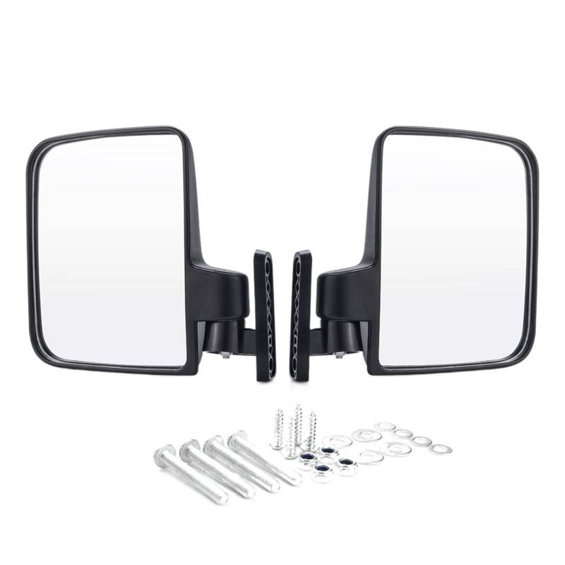 NZBZMBTTVF Warenkorbspiegel Universal Faltende Seitenansicht Spiegel Flexible Anpassung Kompatibel for dem Clubwagen kompatibel for Ezgo. Kompatibel for Yamaha kompatibel for Golf Autospiegel und Abde von NZBZMBTTVF