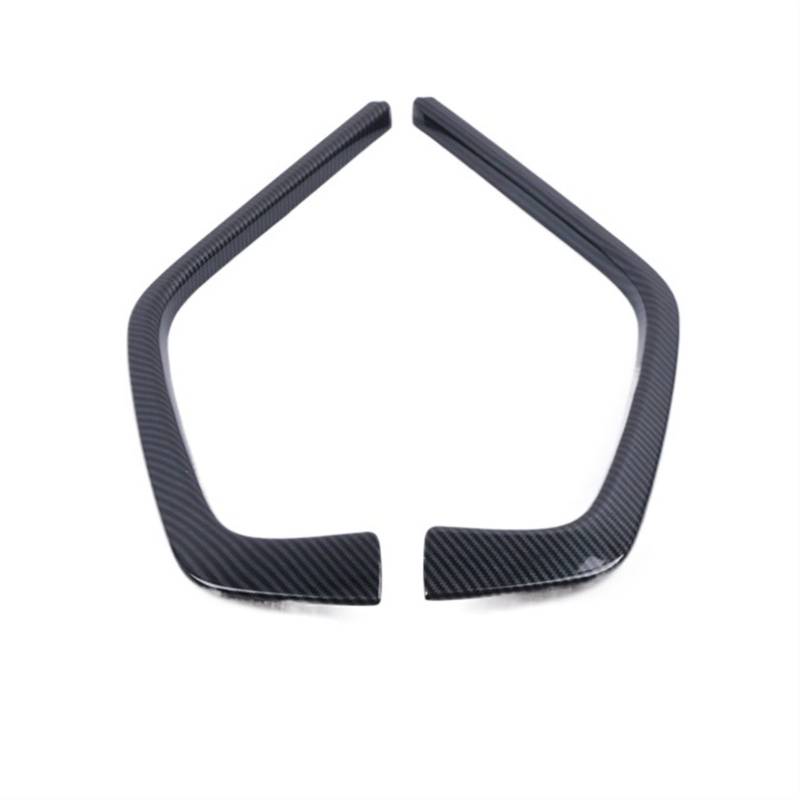 NZBZTGGKMK Zubehör Front Stoßfänger Dekoration Abdeckung Styling Trim Strips Grillschutz Abs Kompatibel for Toyota kompatibel for RAV4 2019 2020 2021 Auto-Außenzubehör(Carbon Fiber) von NZBZTGGKMK