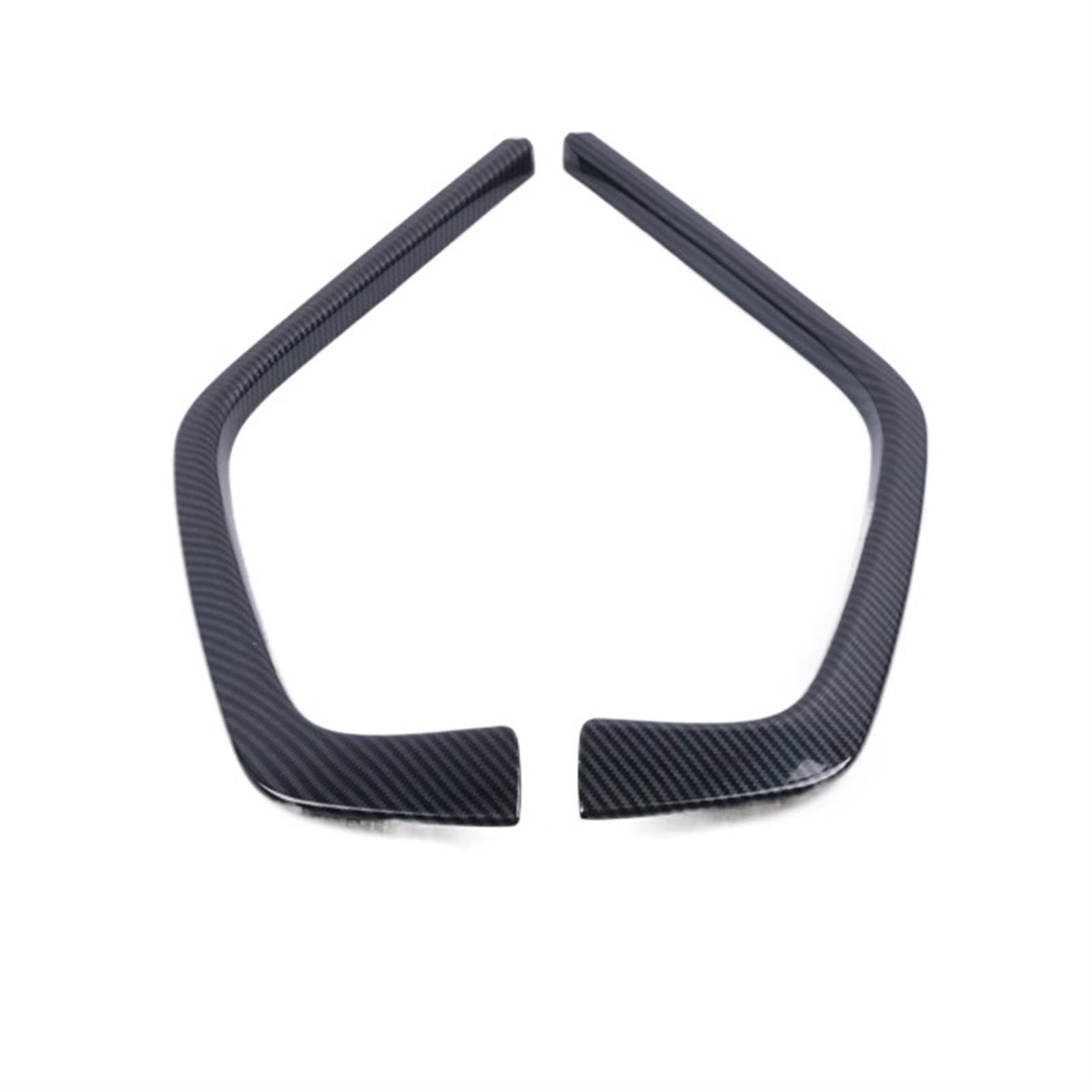 NZBZTGGKMK Zubehör Front Stoßfänger Dekoration Abdeckung Styling Trim Strips Grillschutz Abs Kompatibel for Toyota kompatibel for RAV4 2019 2020 2021 Auto-Außenzubehör(Carbon Fiber) von NZBZTGGKMK