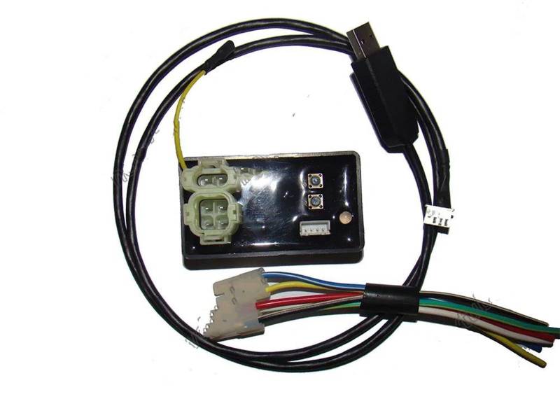 Encendido Motocicleta Zündungen Universal DC CDI Zünder Racing Digital Einstellbar Programmierbarer Zündschalter Modifiziert Für Motorrad Fahrrad ATV Roller Moped Buggy von NZGZLMMETK