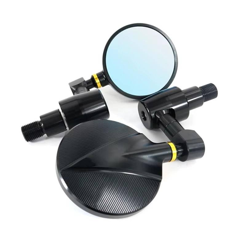 Motorrad Rückspiegel Rückseitenspiegel Für Für XSR 900 2016-2021 Für XSR 700 2018-2022 Motorrad Bar End Spiegel Zubehör CNC Rearview Außenspiegel(Gold) von NZGZLMMETK