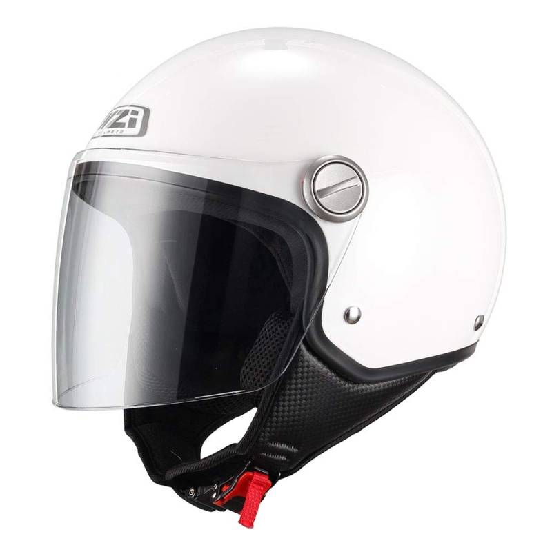 NZI Capital Visor Motorradhelm, Weiß, 54 von NZI