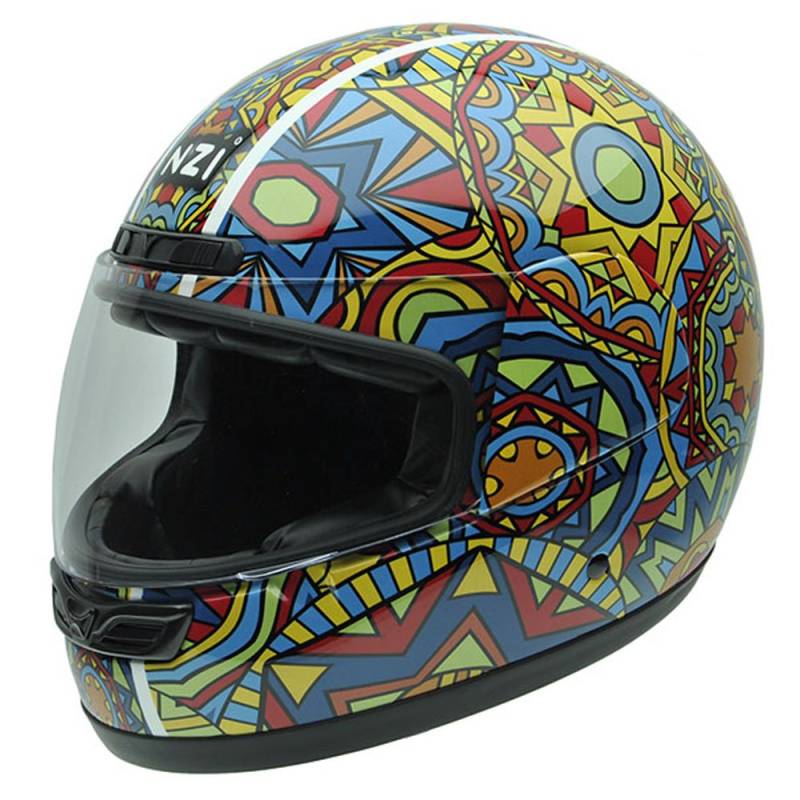 NZI Class Jr Graphics Motorradhelm, Dekoration Farben, XS von NZI