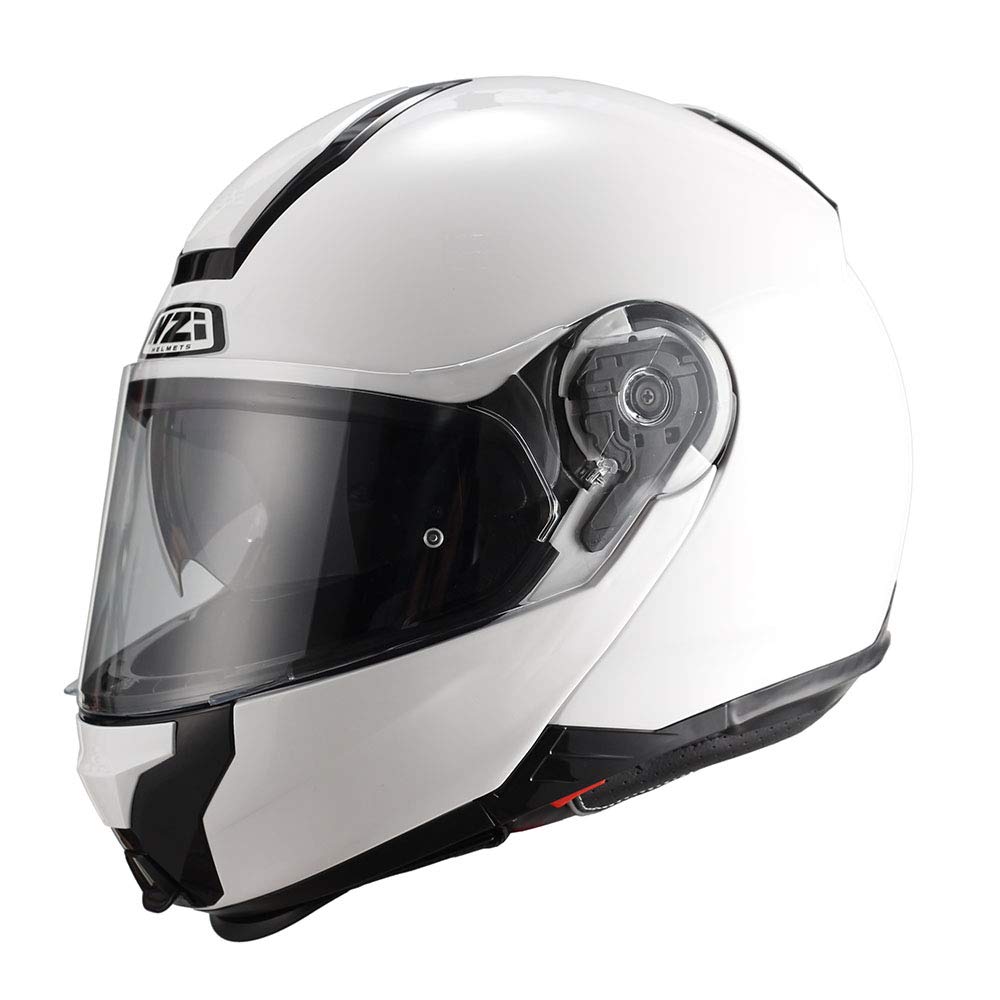 NZI Combi Duo Hochklappen Motorradhelm, Glanz Weiß, Größe XS von NZI