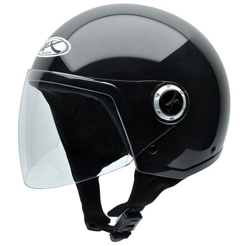 NZI Homologado Shield Motorradhelm, Schwarz, 57 von NZI