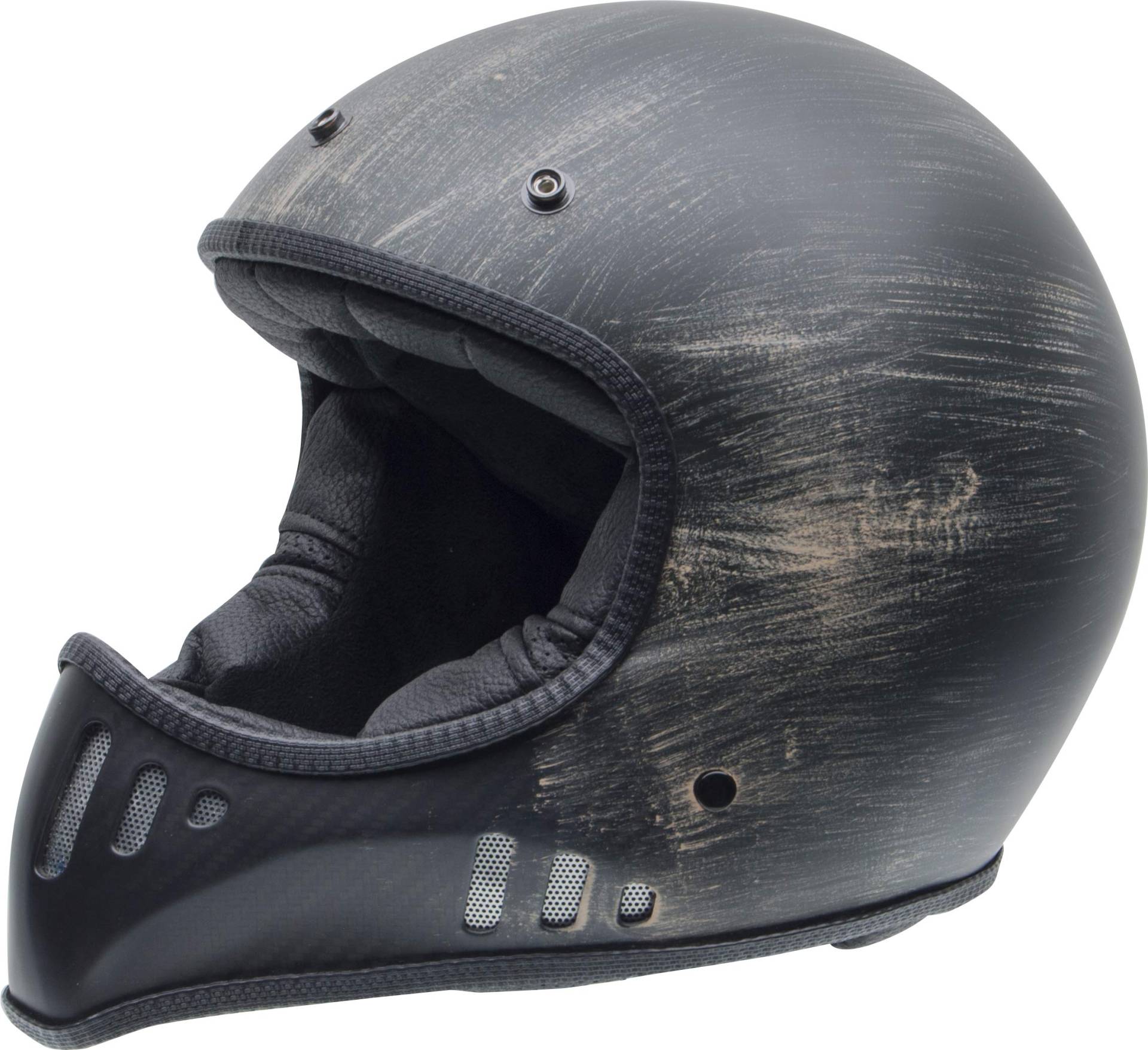 NZI Mad Carbon Offenes Gesicht Motorradhelm, Matt Schwarz Oxyd, Größe S NZI Mad Carbon Offenes Gesicht Motorradhelm, Matt Schwarz Oxyd, Größe S von NZI