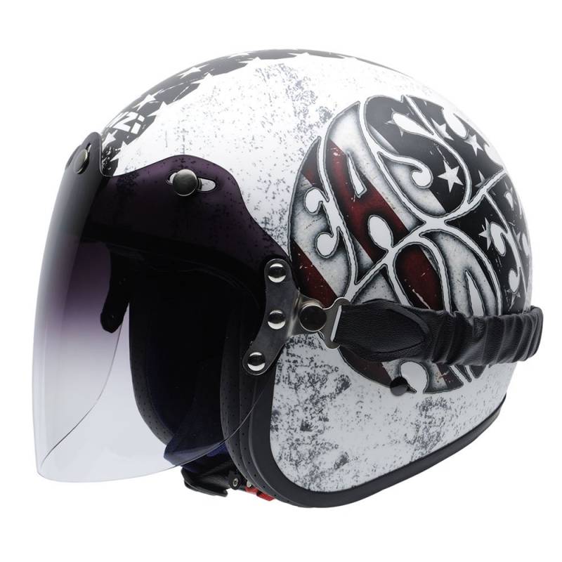 NZI Rolling Duo Graphics Motorradhelm, Mehrfarbig Easy Rider, 58-59 von NZI