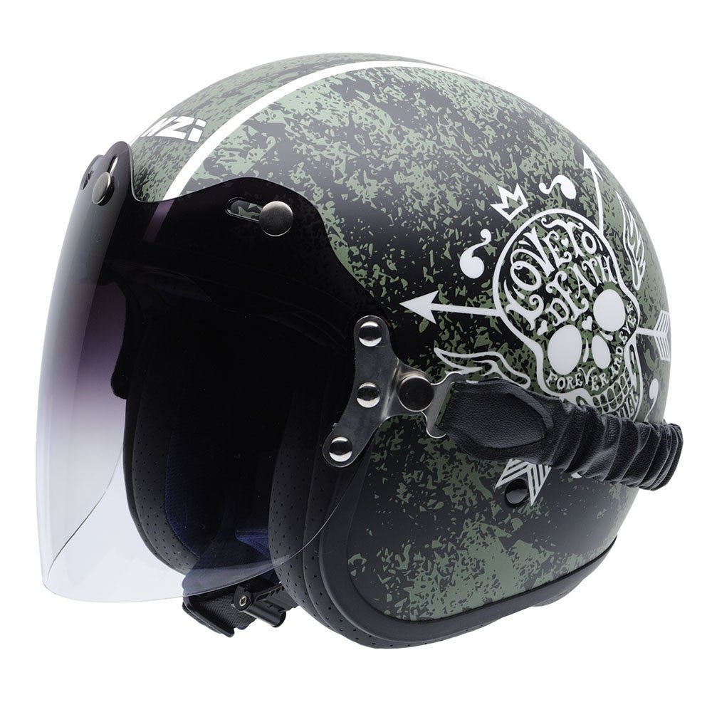 NZI Rolling Duo Graphics Motorradhelm, Mehrfarbig Love to Death, 58-59 NZI Rolling Duo Graphics Motorradhelm, Mehrfarbig Love to Death, 58-59 von NZI