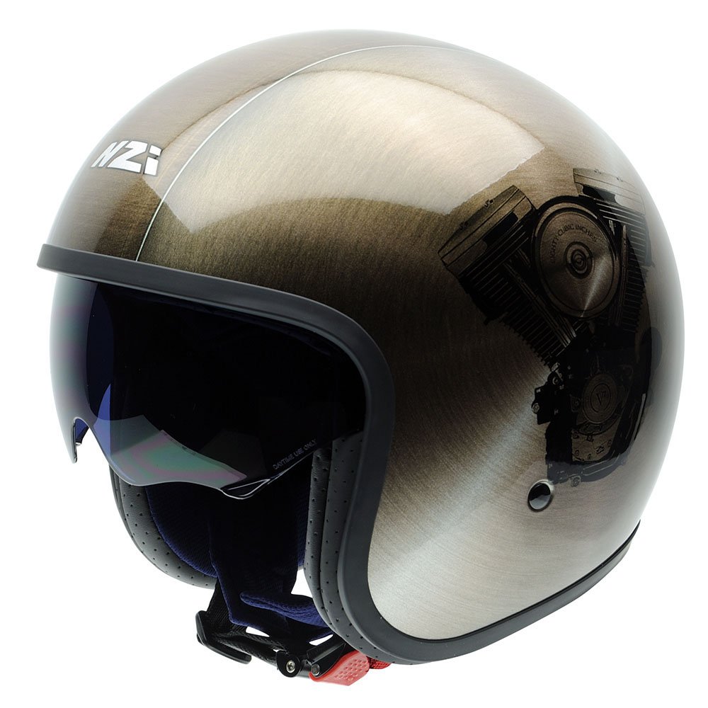 NZI Rolling Graphics Motorradhelm, Mehrfarbig V2, 54 von NZI