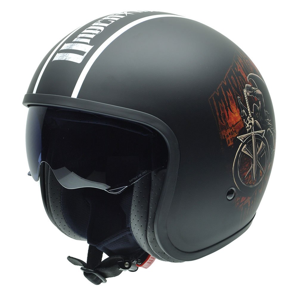 NZI Rolling by Superstars WWE Motorradhelm, Mehrfarbig Undertaker Dekoration, 60-61 NZI Rolling by Superstars WWE Motorradhelm, Mehrfarbig Undertaker Dekoration, 60-61 von NZI