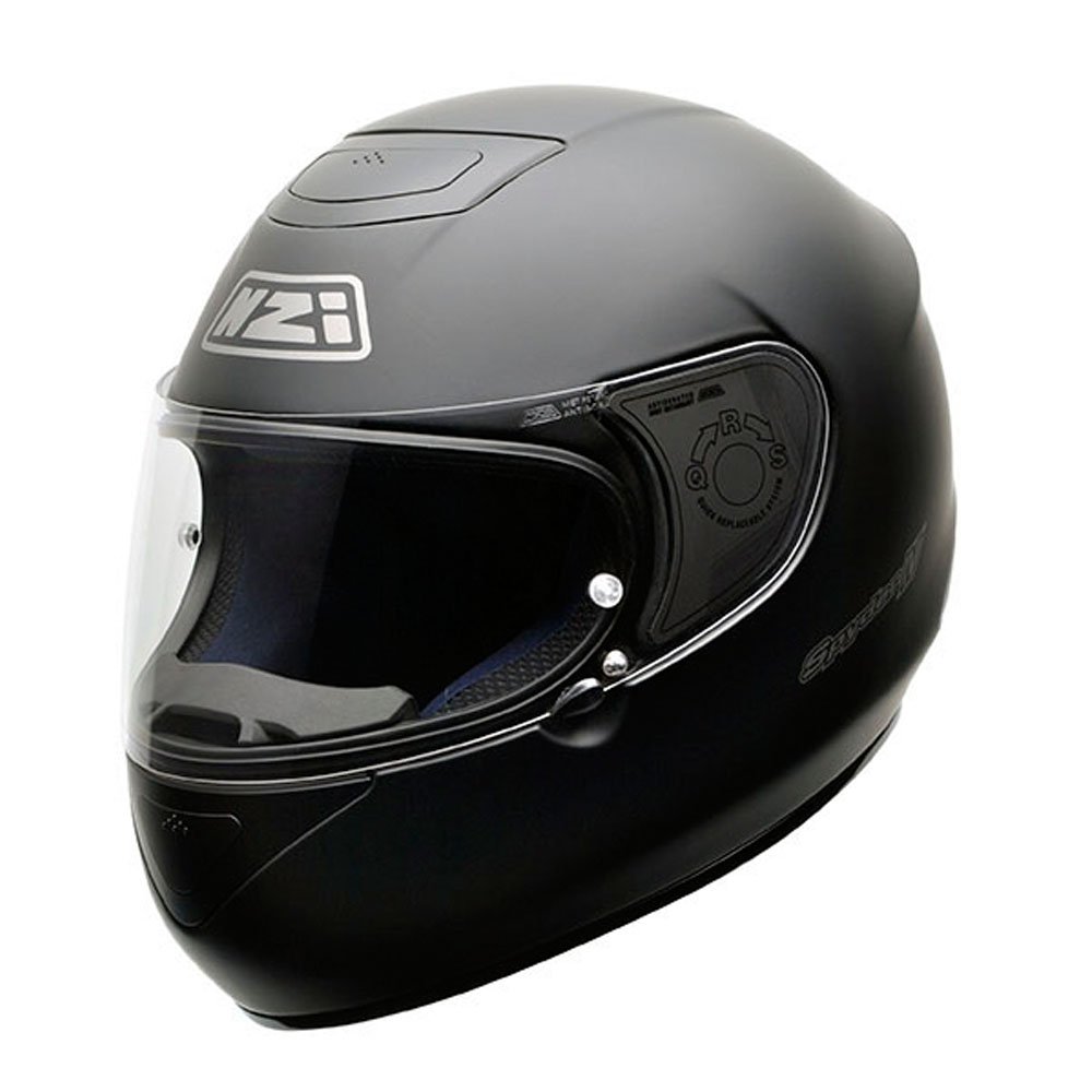 NZI Spyder IV Motorradhelm, Schwarz Matte, L von NZI