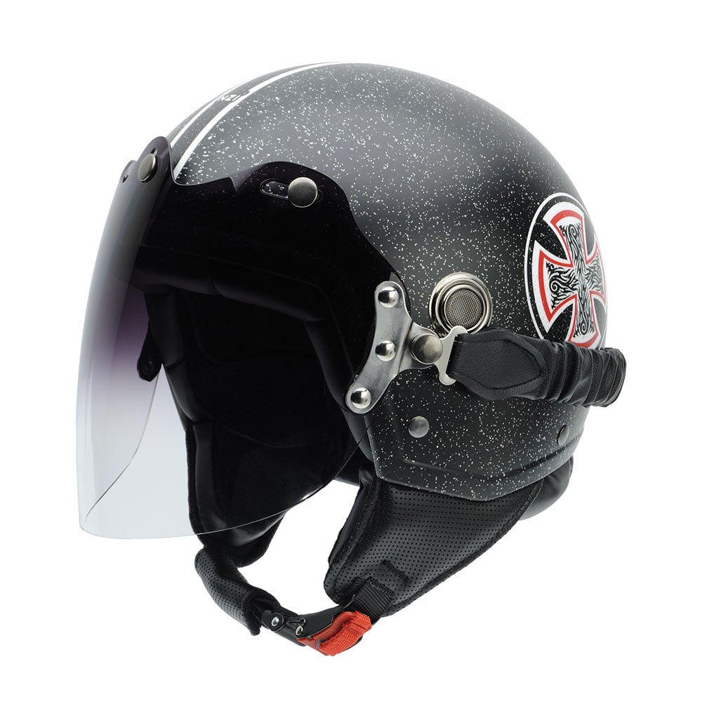 NZI Tonup Visor Graphics Motorradhelm, Mehrfarbig Iron Cross, 59 NZI Tonup Visor Graphics Motorradhelm, Mehrfarbig Iron Cross, 59 von NZI