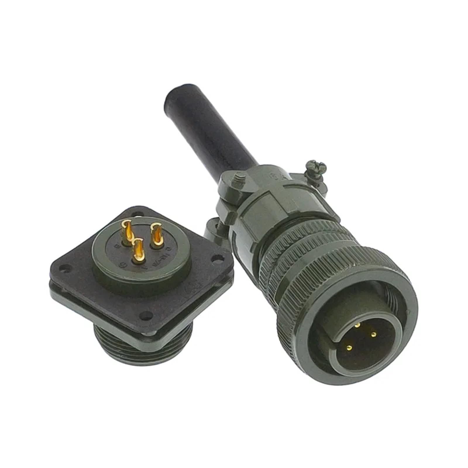 14S-7 14S-9 MIL-C Rundsteckverbinder MS3102A MS3106A MS3108A Steckdose 5015 Militärspezifikation Anschlüsse 1St(Plug 3106 14-7P) von NZNGUSHA