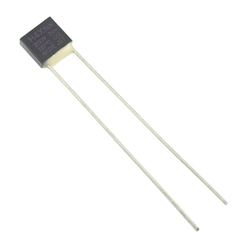 H3X H4X Thermosicherung TF 3A 250V RH Schwarzes Quadrat Temperaturschalter 10St(127C 3A) von NZTZEEBZ
