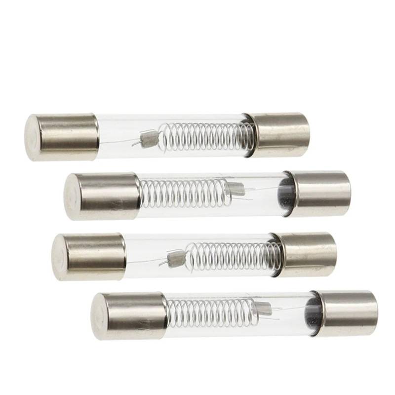 Sicherung 0,65A 0,7A 0,75A 0,8A 0,85A 0,9A Glasrohrsicherung 5000V 700MA 6x40mm Hochdrucksicherung 5 Stück(0.75A) von NZTZEEBZ
