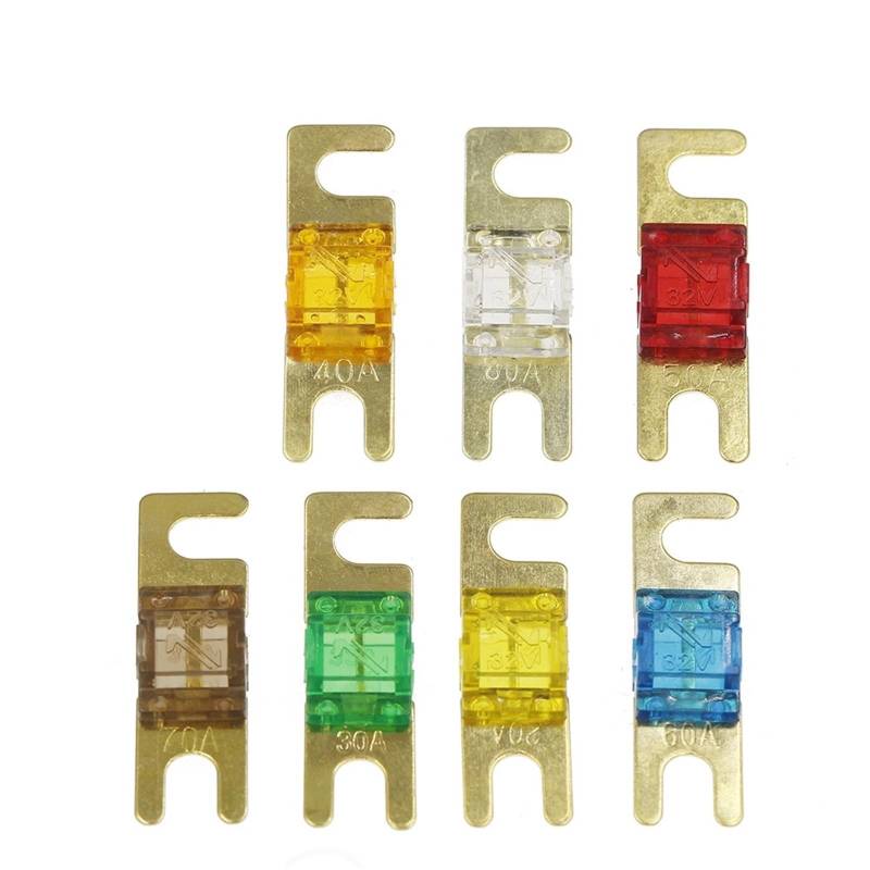 Stud Auto Sicherungen Mini Auto Stereo AudioFuse 20-80A 100A 125A 150A 32V Auto Sicherung Sicherungen Hot 5Pcs(120A) von NZTZEEBZ
