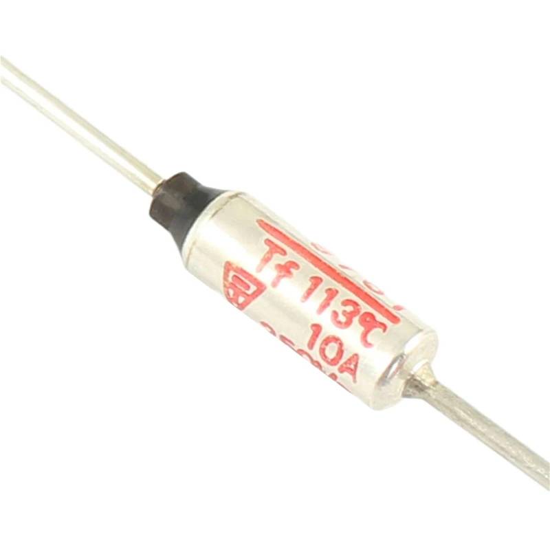 Thermische Sicherung SF109E-1 TF Cutoff 10A 250V SF Temperatur Axial Blei Links 10Pcs von NZTZEEBZ