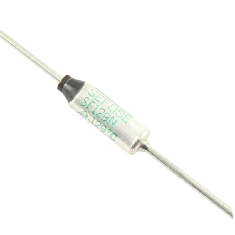 Thermische Sicherung SF129N TF Cutoff 10A 250V SF Temperatur Axial Blei Links 5Pcs von NZTZEEBZ